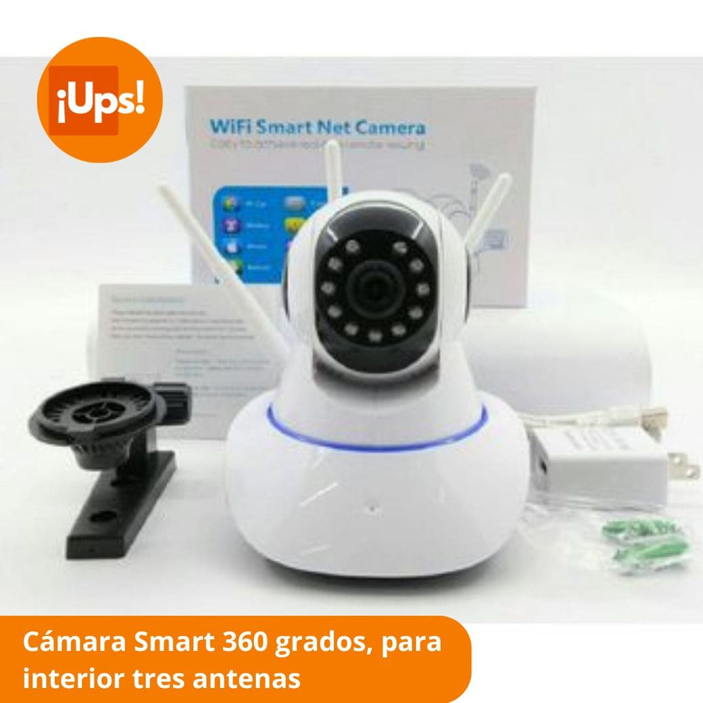 Cámara de seguridad tres antenas para interior